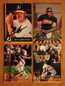 Ryan Christenson Autographed Cards Pic #1