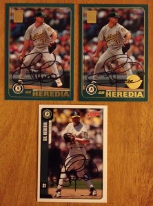 Gil Heredia Autographed Cards