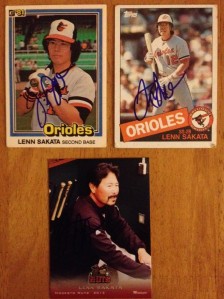 Lenn Sakata Autographed Cards
